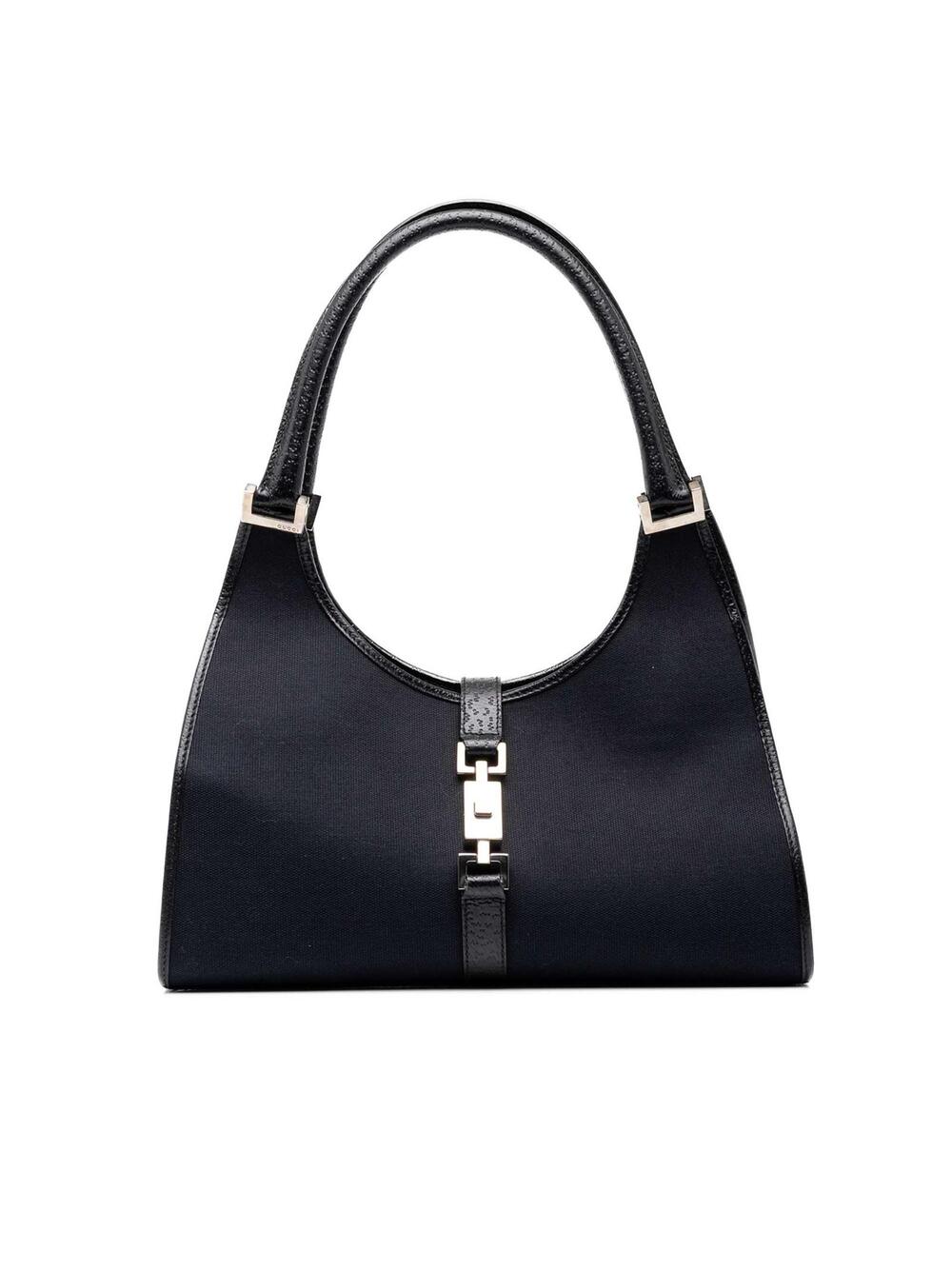 Gucci Canvas Jackie Bardot Shoulder Bag #350455G68B